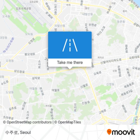 수주로 map