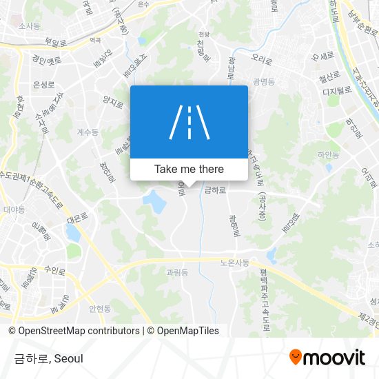 금하로 map