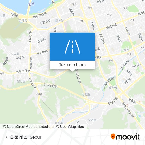 서울둘레길 map