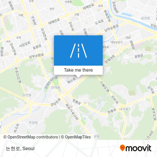 논현로 map
