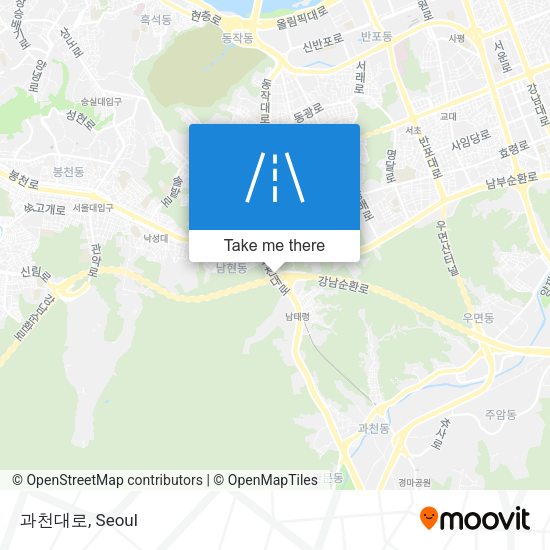 과천대로 map