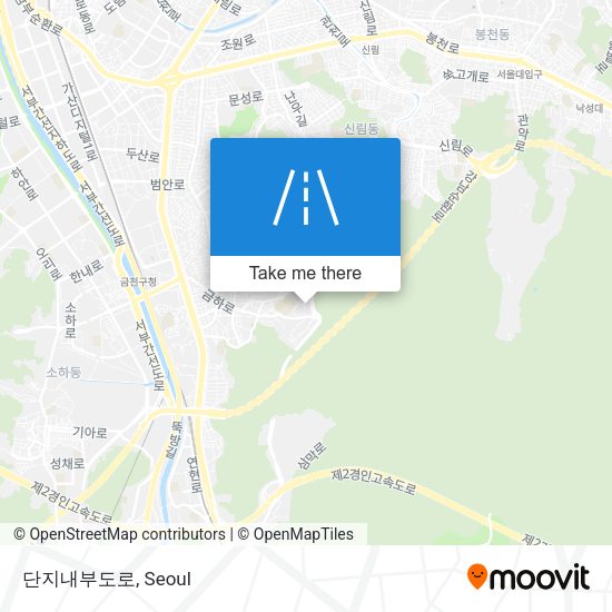 단지내부도로 map