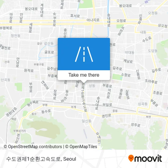 수도권제1순환고속도로 map