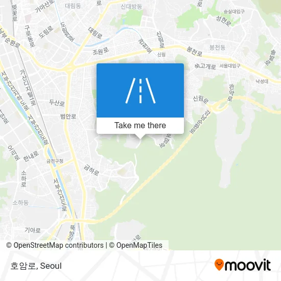 호암로 map