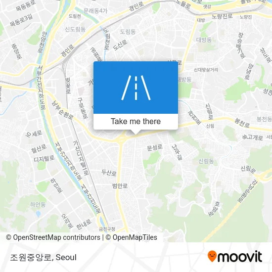 조원중앙로 map