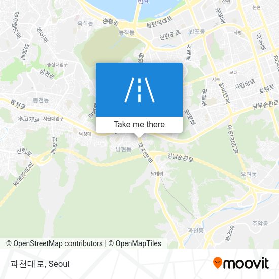 과천대로 map