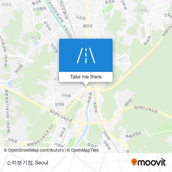 소하분기점 map