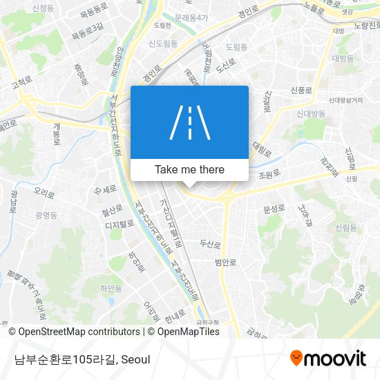 남부순환로105라길 map