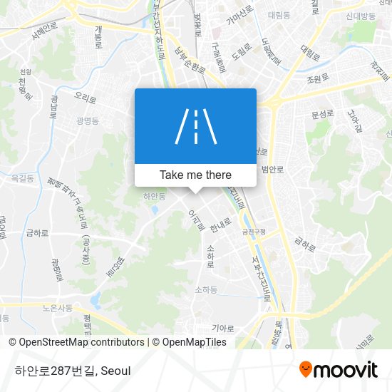 하안로287번길 map