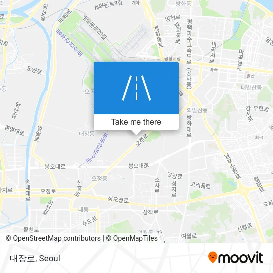 대장로 map