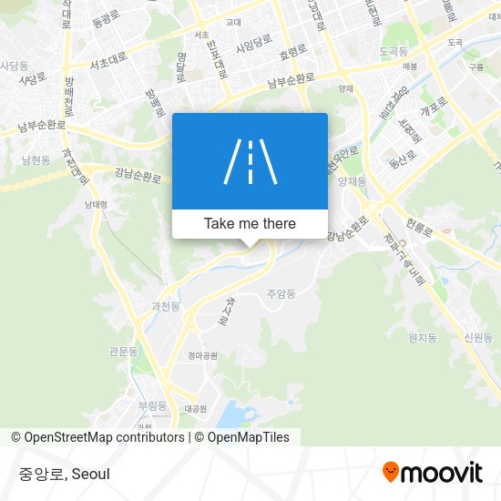 중앙로 map
