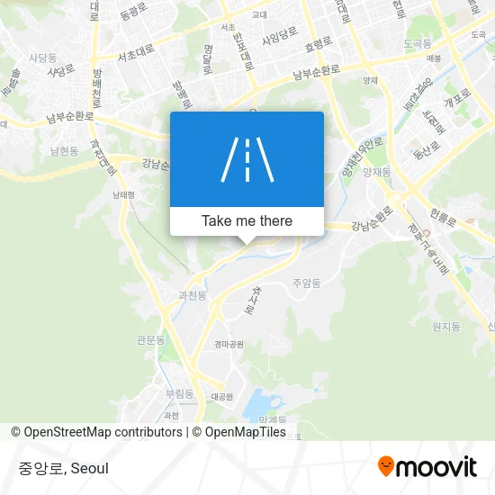 중앙로 map