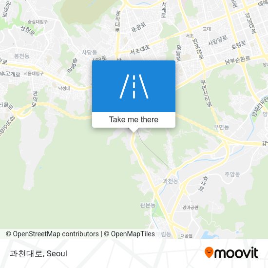 과천대로 map