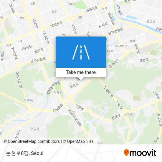 논현로8길 map
