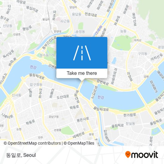 동일로 map