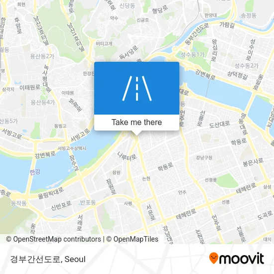 경부간선도로 map