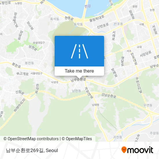 남부순환로269길 map