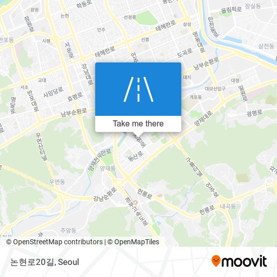 논현로20길 map