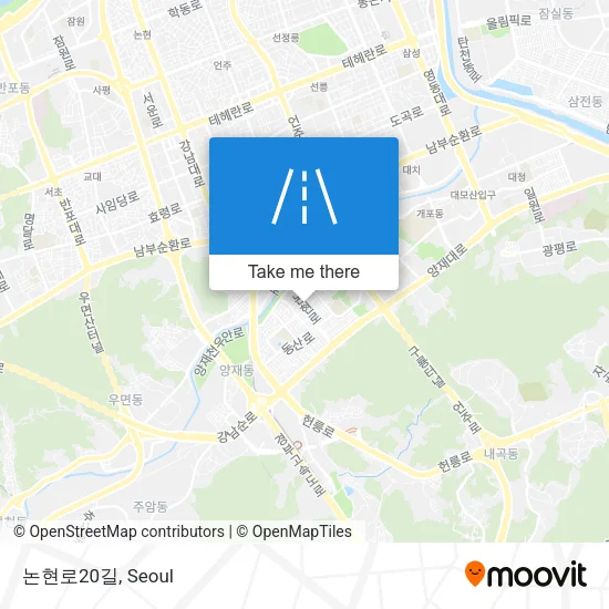 논현로20길 map