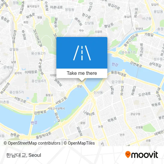 한남대교 map