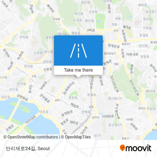 만리재로24길 map