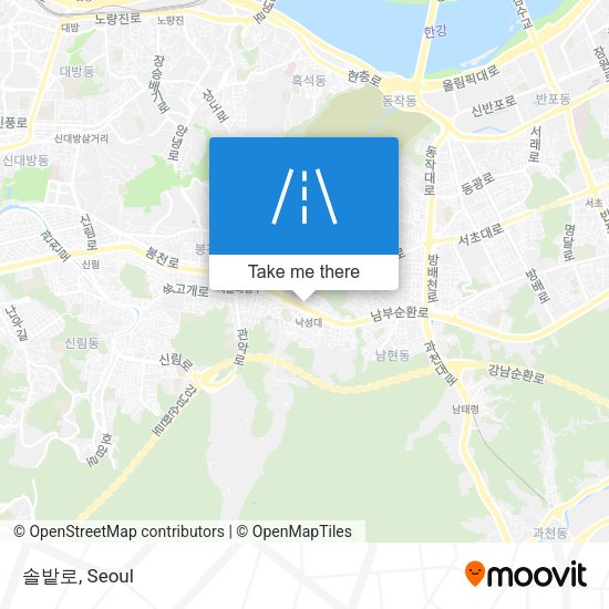 솔밭로 map