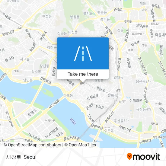 새창로 map