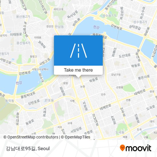 강남대로95길 map