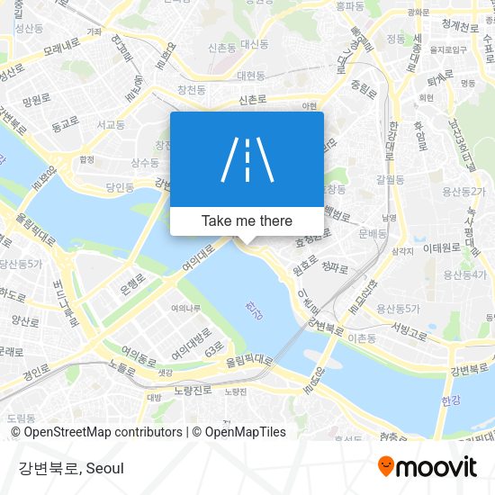 강변북로 map