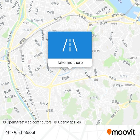 신대방길 map