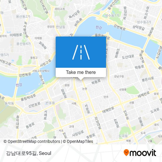 강남대로95길 map