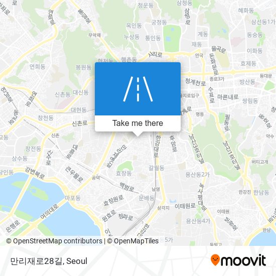 만리재로28길 map