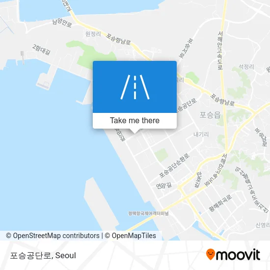 포승공단로 map