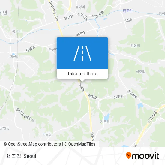 행골길 map