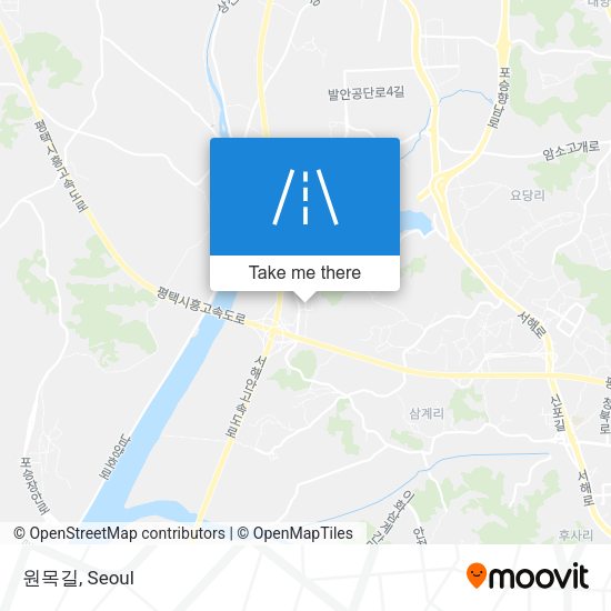 원목길 map