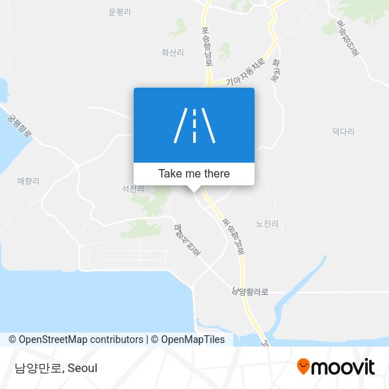 남양만로 map