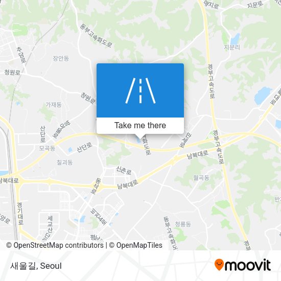 새울길 map