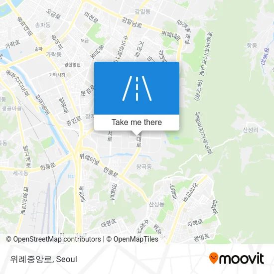 위례중앙로 map