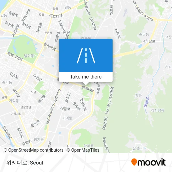 위례대로 map
