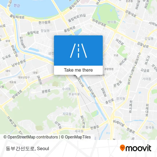동부간선도로 map