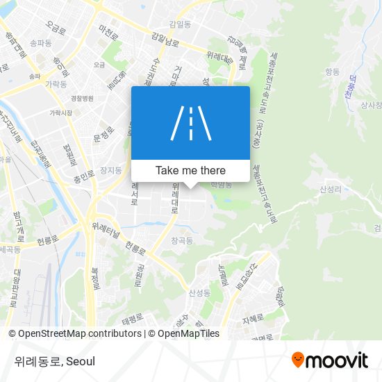 위례동로 map