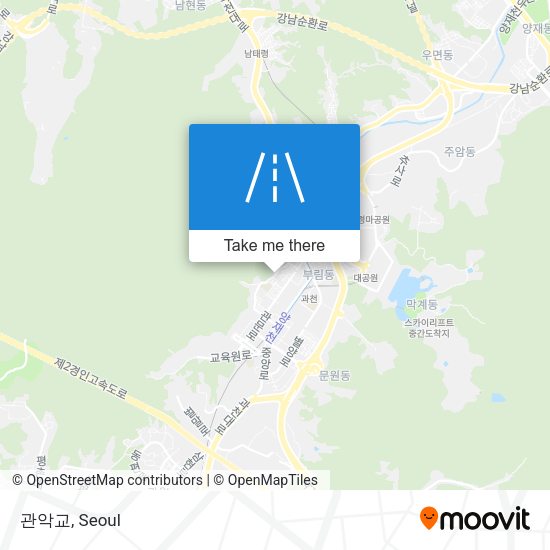 관악교 map