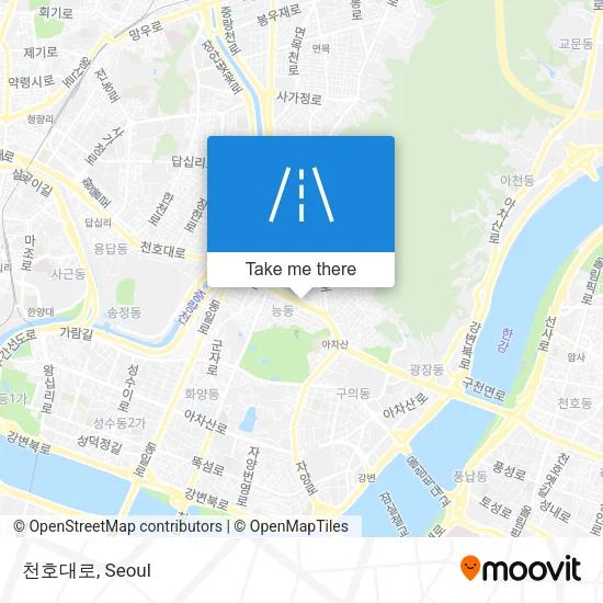 천호대로 map
