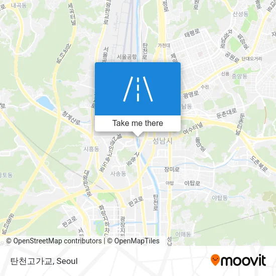 탄천고가교 map