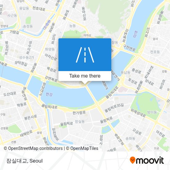 잠실대교 map