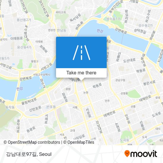 강남대로97길 map