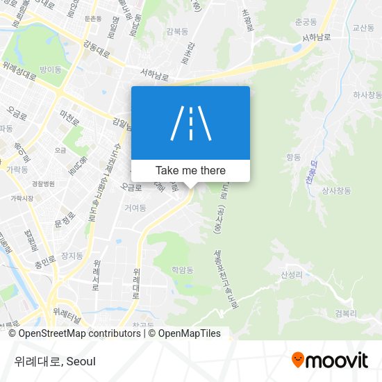 위례대로 map