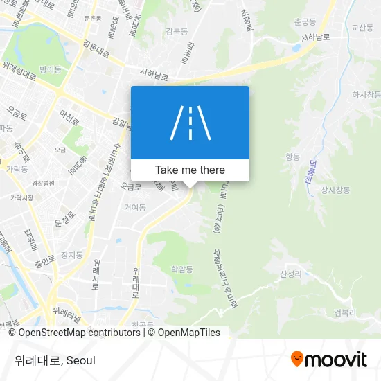 위례대로 map