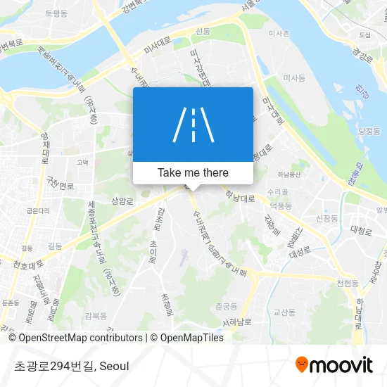 초광로294번길 map