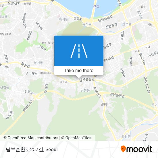 남부순환로257길 map
